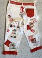 Cupid patchwork upcycled crop pants