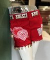Cupid patchwork upcycled shorts