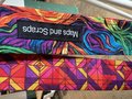 Muse Tshirt crossbody bag orange purple 