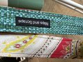 Glastonbury crossbody bag crowd and flags