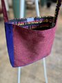 Ghostbusters Tshirt crossbody bag purple neon
