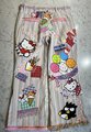Hello kitty patchwork upcycled jeans