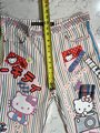 Hello kitty patchwork upcycled jeans
