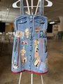 Sailor denim patchwork upcycled dress