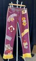 Minnesota Gophers upcycled patchwork collage jeans
