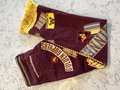Minnesota Gophers upcycled patchwork collage jeans