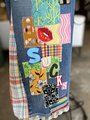 Fast fashion sucks patchwork jeans