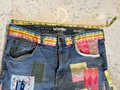 Fast fashion sucks patchwork jeans