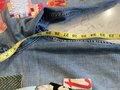 Fast fashion sucks patchwork jeans
