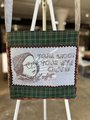 Christmas Story tshirt crossbody bag green plaid