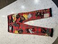 Red plaid fears patchwork upcycled pants