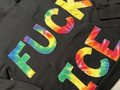 F*ck ice upcycled hoodie