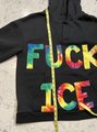 F*ck ice upcycled hoodie