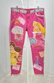 Pink princess tshirt patchwork collage pants
