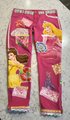 Pink princess tshirt patchwork collage pants