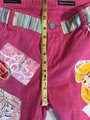 Pink princess tshirt patchwork collage pants
