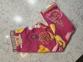 Pink princess tshirt patchwork collage pants