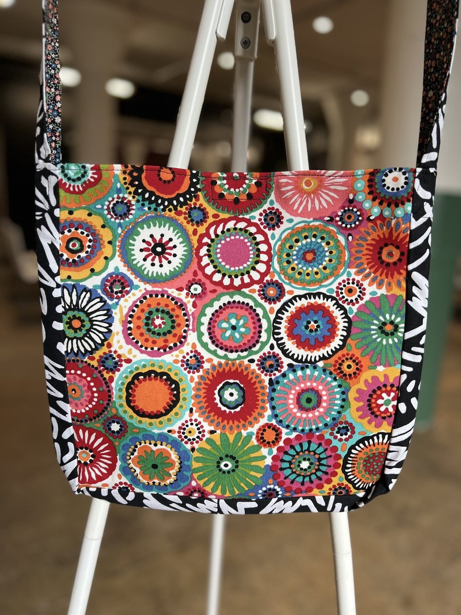 Glastonbury Festival crossbody bag pyramid people