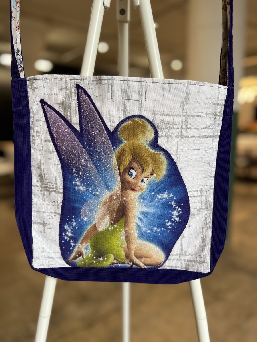 Tinkerbell tshirt crossbody bag