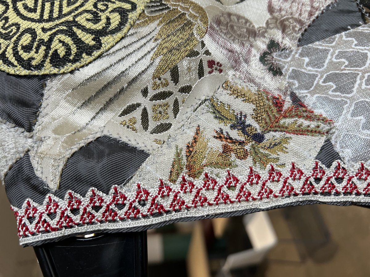 East Asian patchwork upcycled vest