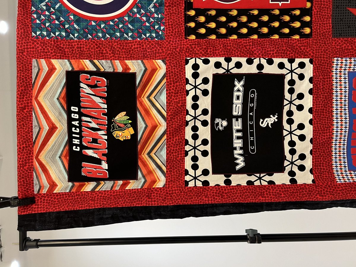 Chicago sports tshirt blanket