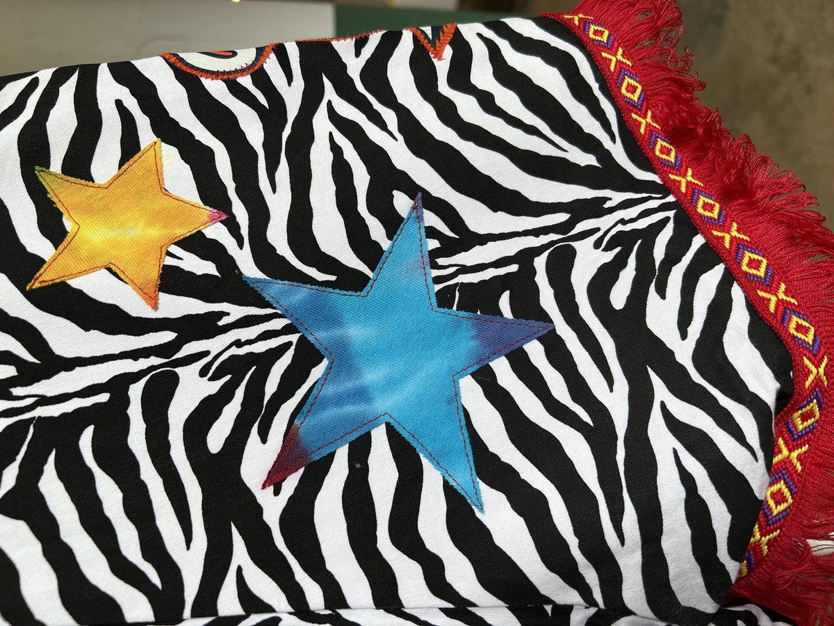 Just Chill patchwork upcycled shorts