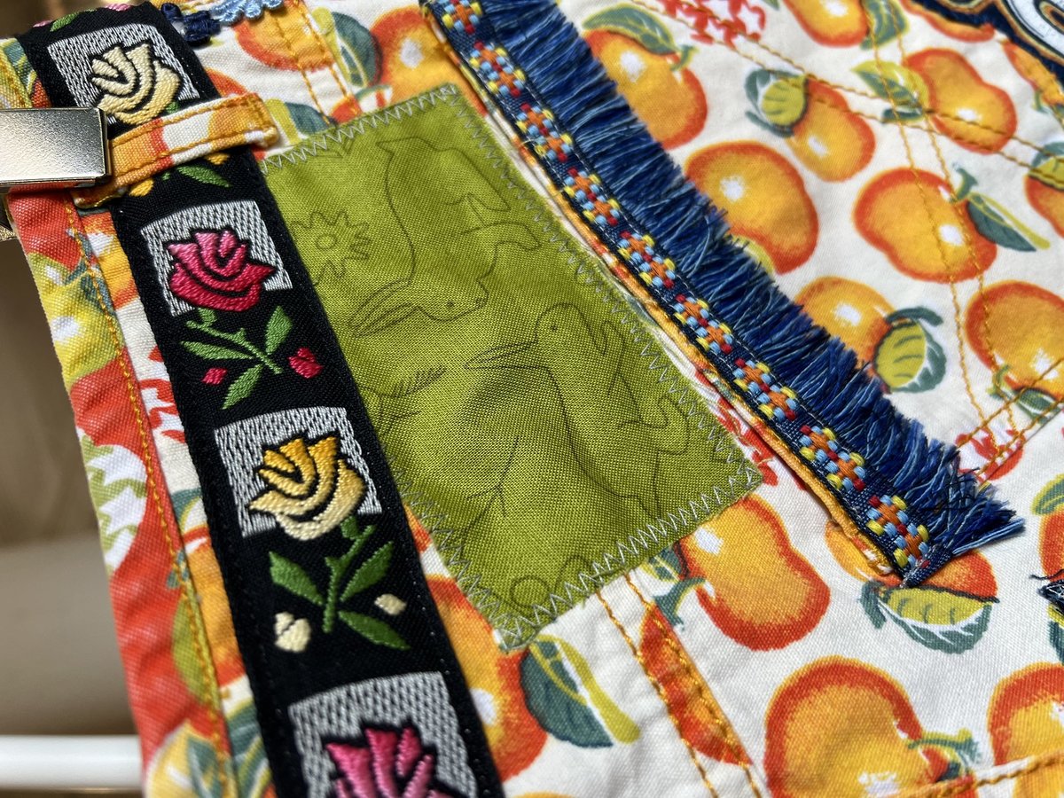 Non compliant upcycled patchwork collage shorts