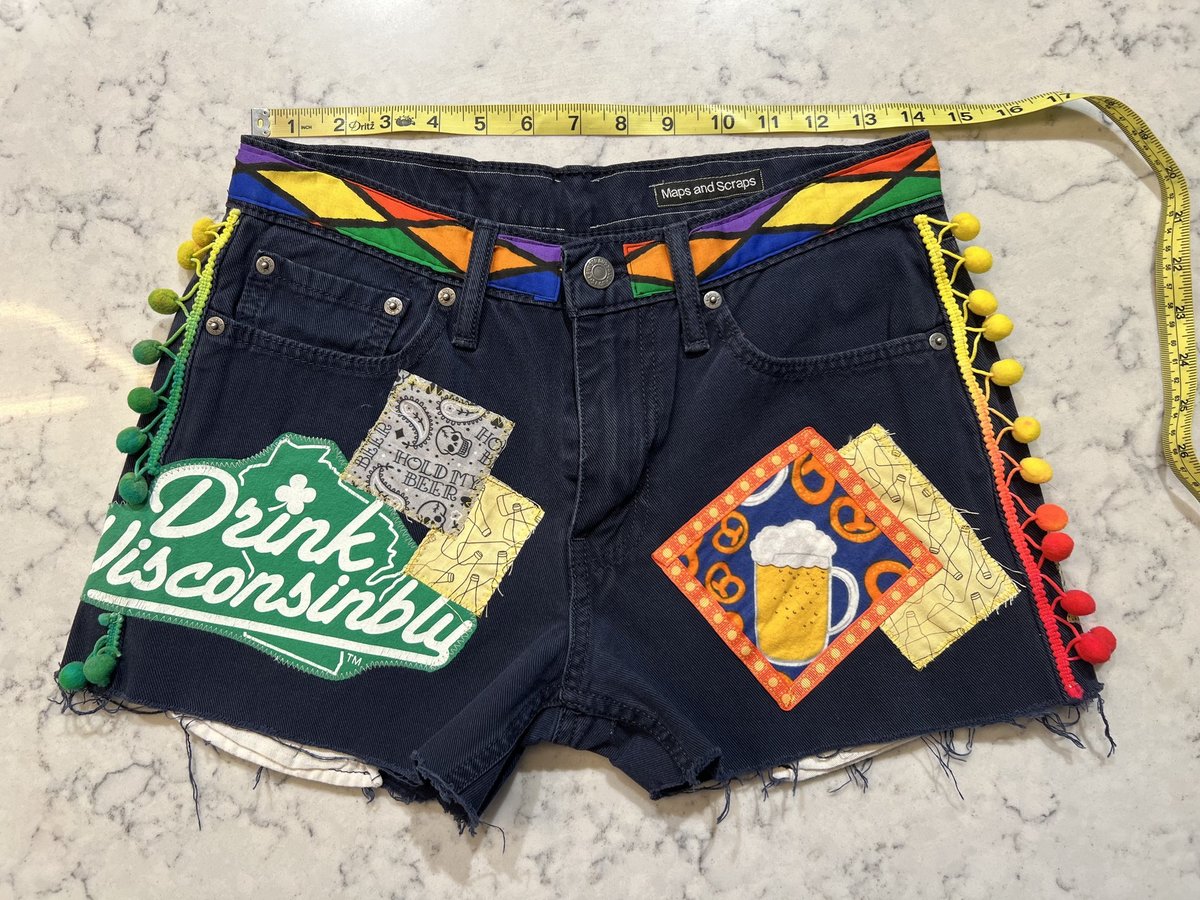 Drink Wisconsibly altered shorts
