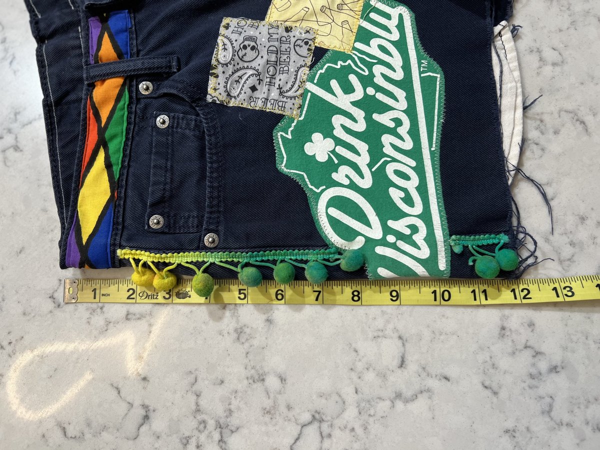 Drink Wisconsibly altered shorts