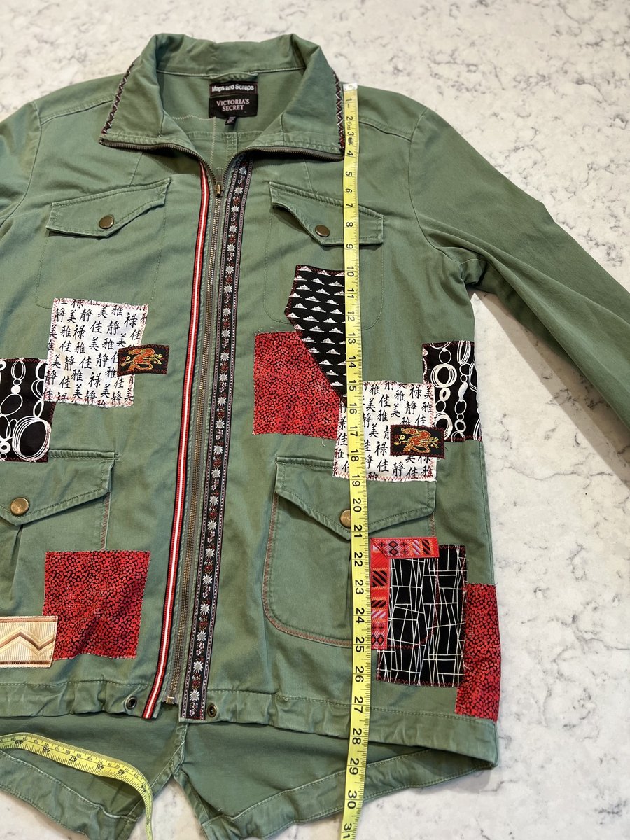 Attack on Titan Captain Levi upcycled patchwork collage jacket