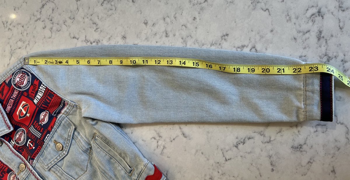 Twins collage upcycled jean jacket 