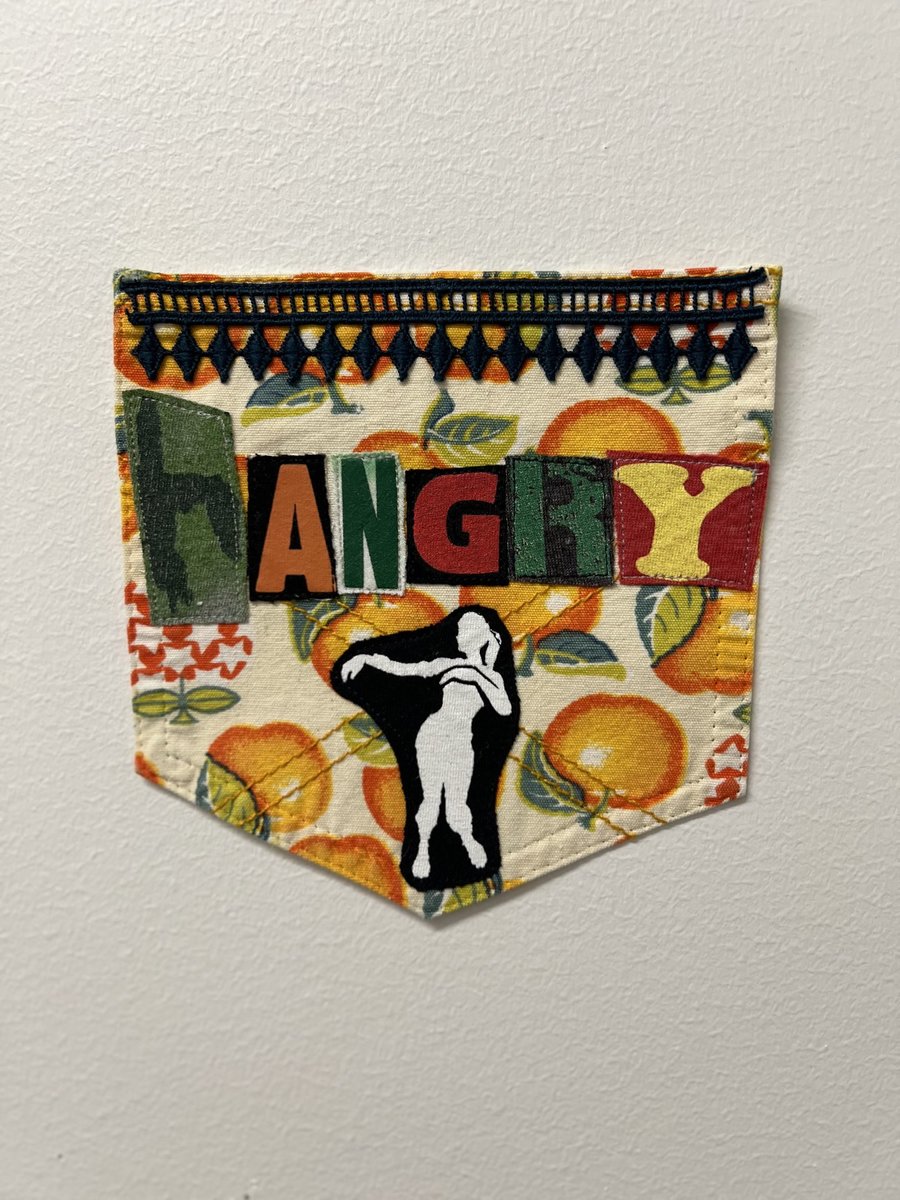 Hangry Art collage patch 