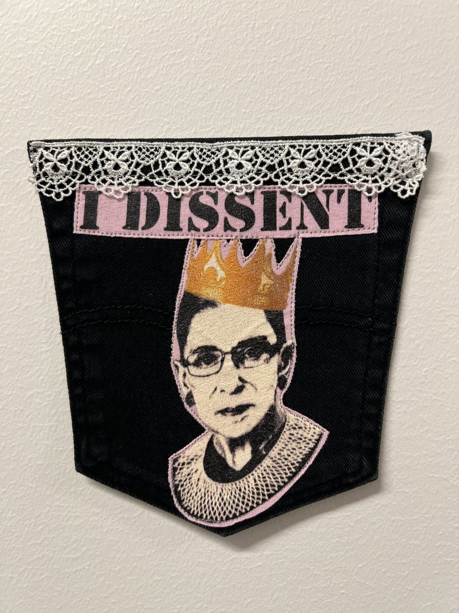 I dissent collage patch