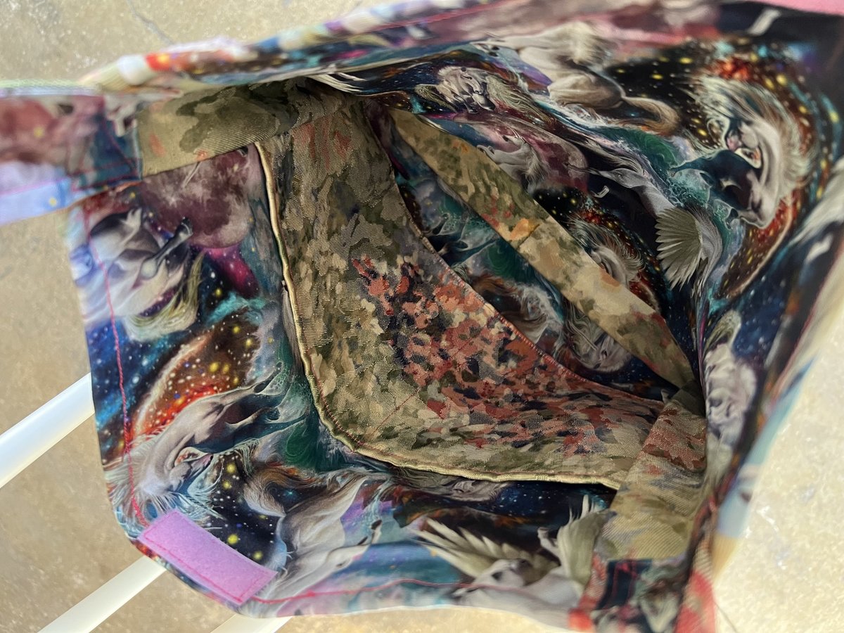 Unicorn tshirt crossbody bag 