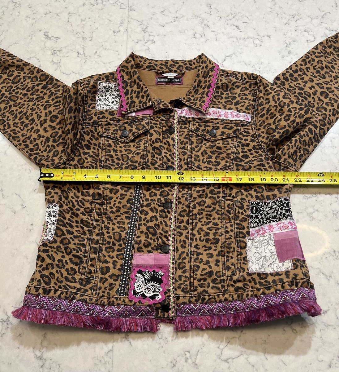 Marilyn tshirt patchwork collage upcycled Jean jacket