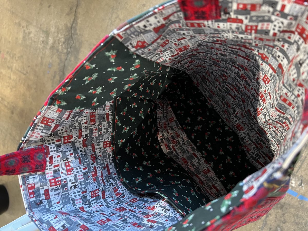 Elf smiling tshirt market bag