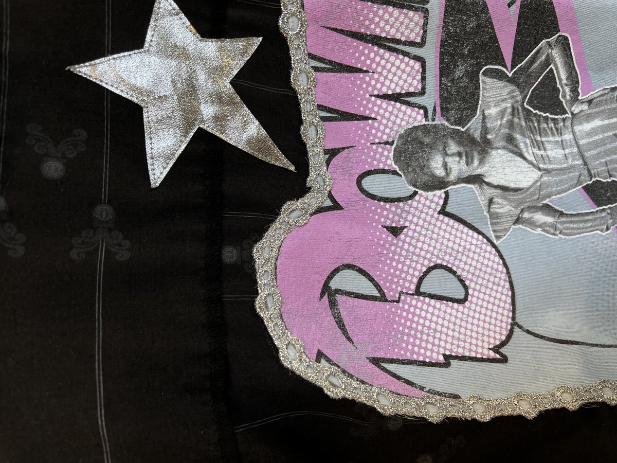 Upcycled Bowie shirt