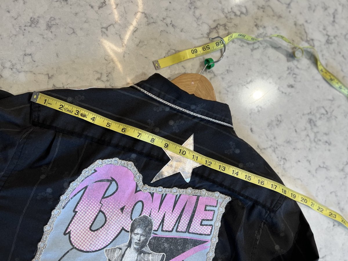 Upcycled Bowie shirt