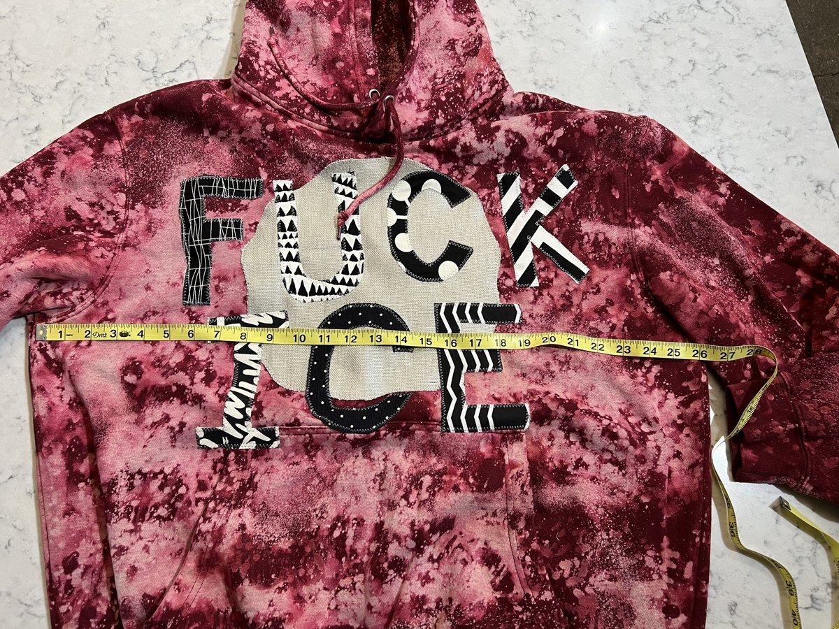 Fuck ice sweatshirt purple black