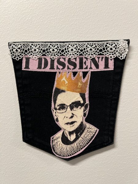 I dissent collage patch