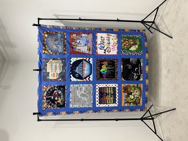 Disney World tshirt blanket